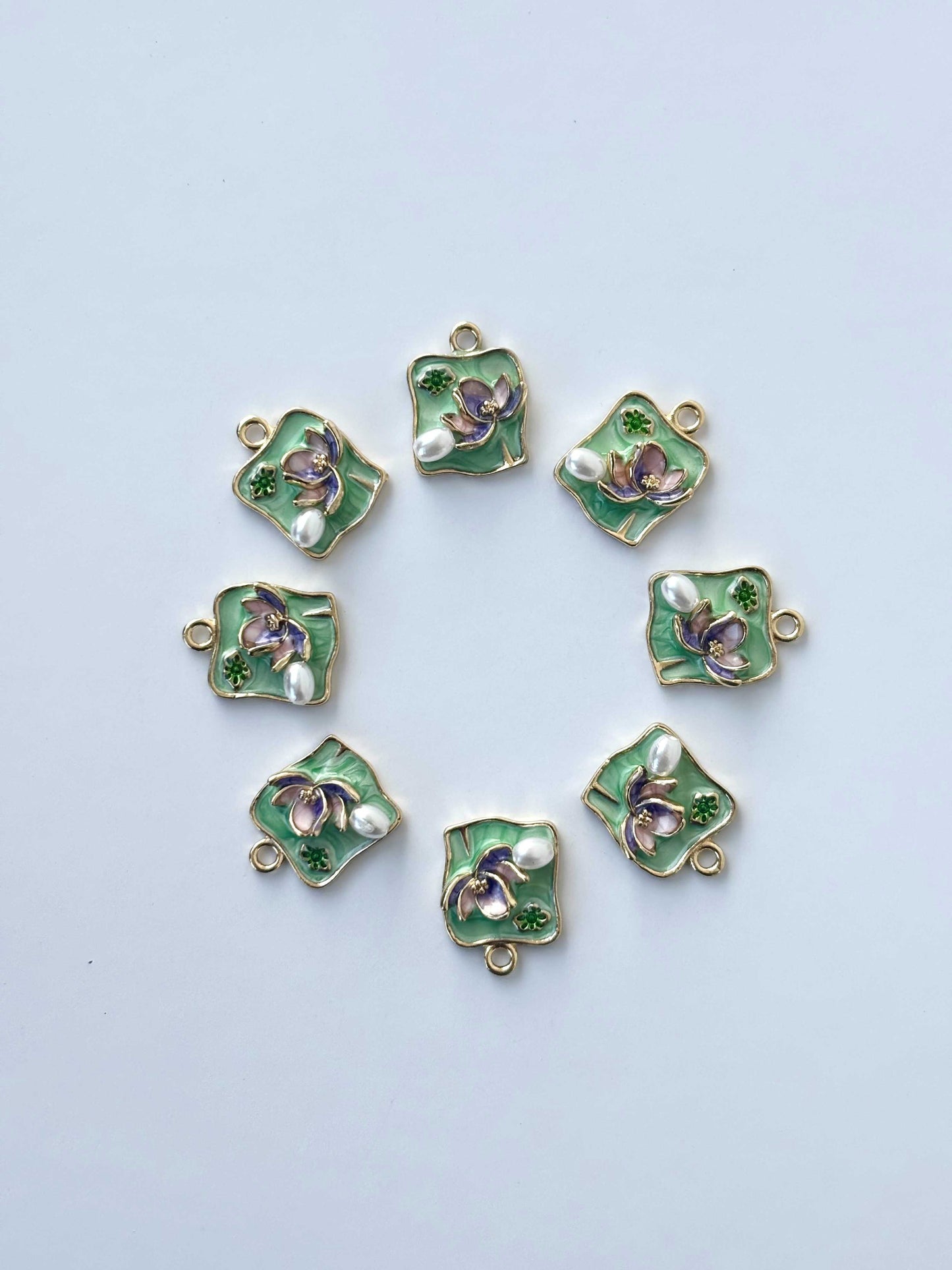 Enchanted Orchid and Lily Charms