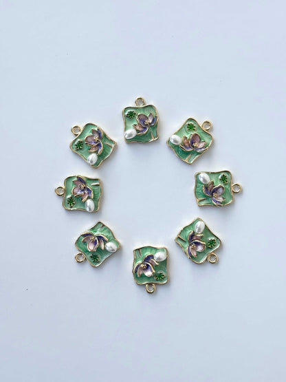 Enchanted Orchid and Lily Charms