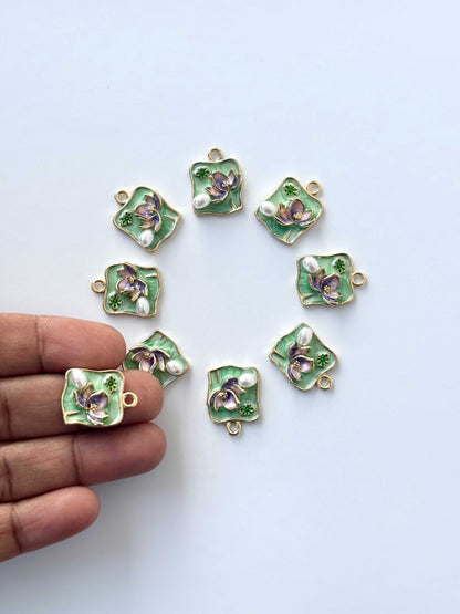 Enchanted Orchid and Lily Charms