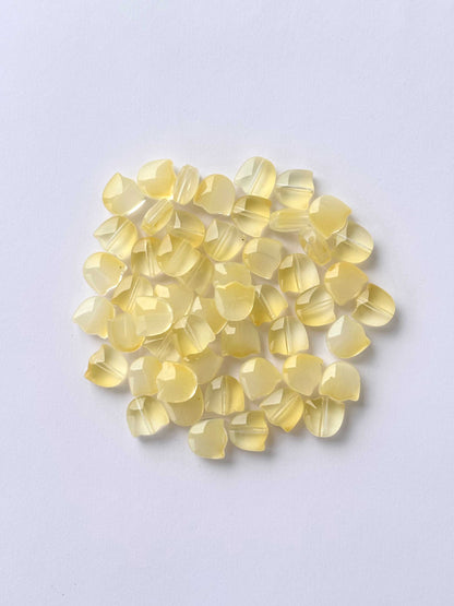 Yellow Tulip Flower Beads