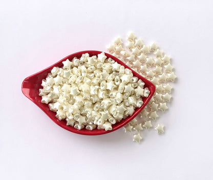 Cream Star Pearl Beads