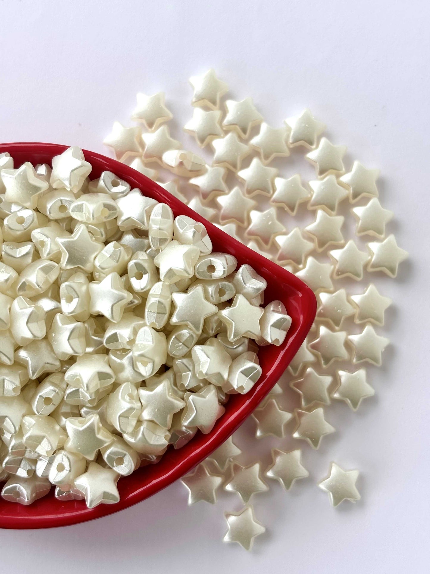 Cream Star Pearl Beads