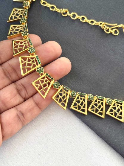 Geometric Shape Designer Necklace 2