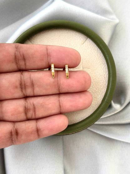 Rose Single Stone Studs