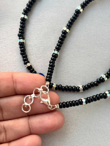 Seed Beads with Butterfly Anklets Size 9.5