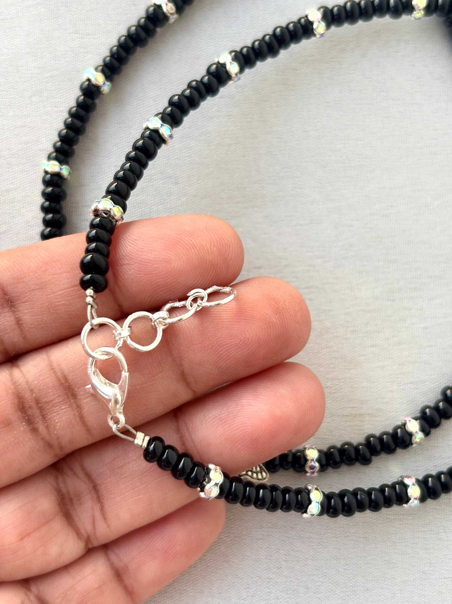 Seed Beads with Butterfly Anklets Size 10