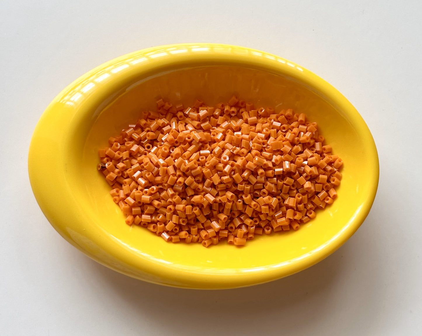 Orange Two Cut Beads