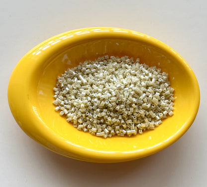 Cream Color Two Cut Two Tone Beads