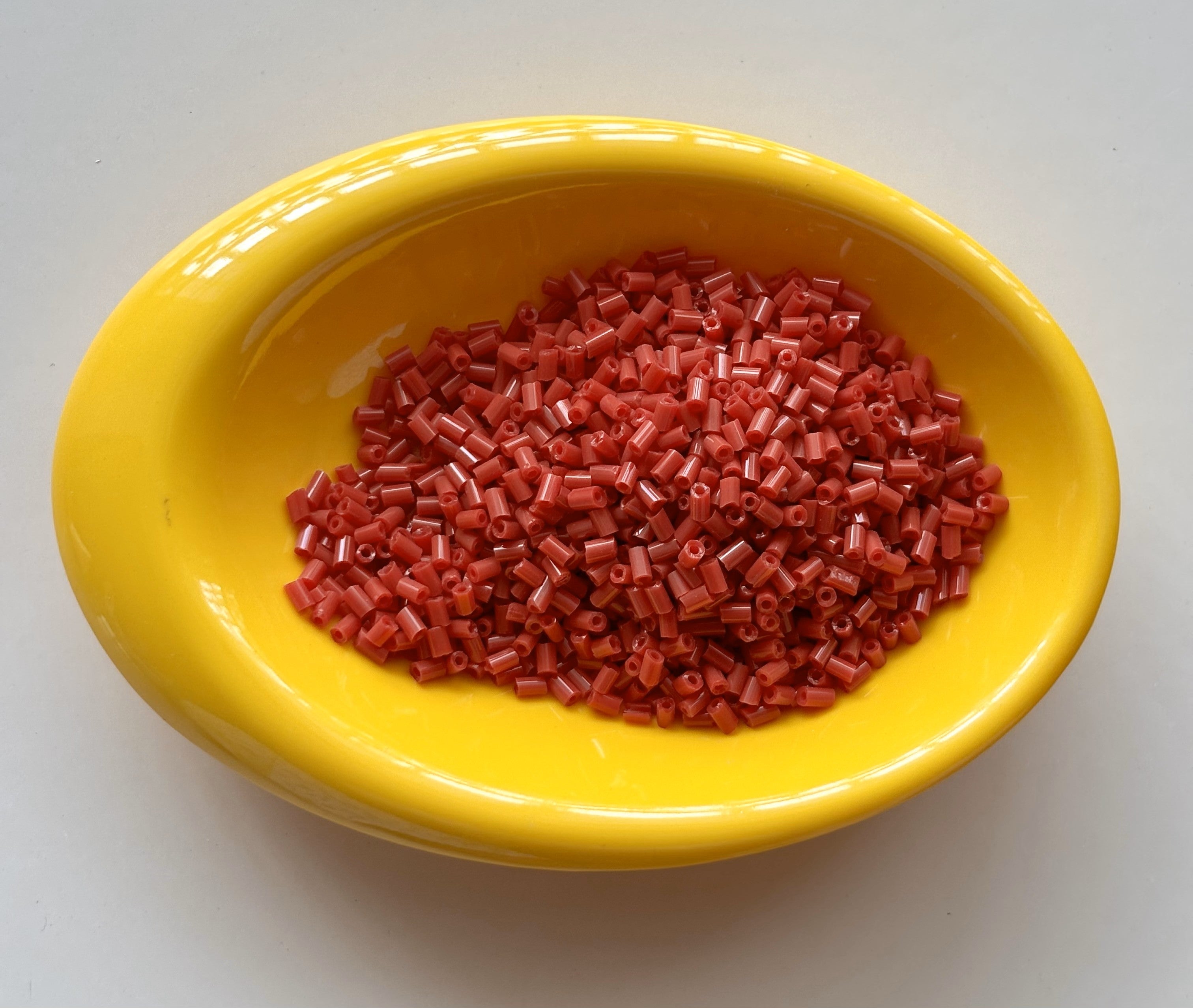 Chilli Red Two Cut Two Tone Beads