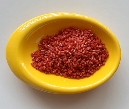 Chilli Red Two Cut Two Tone Beads