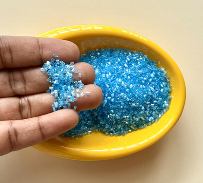 Sky Blue Hex Cut Seed Beads