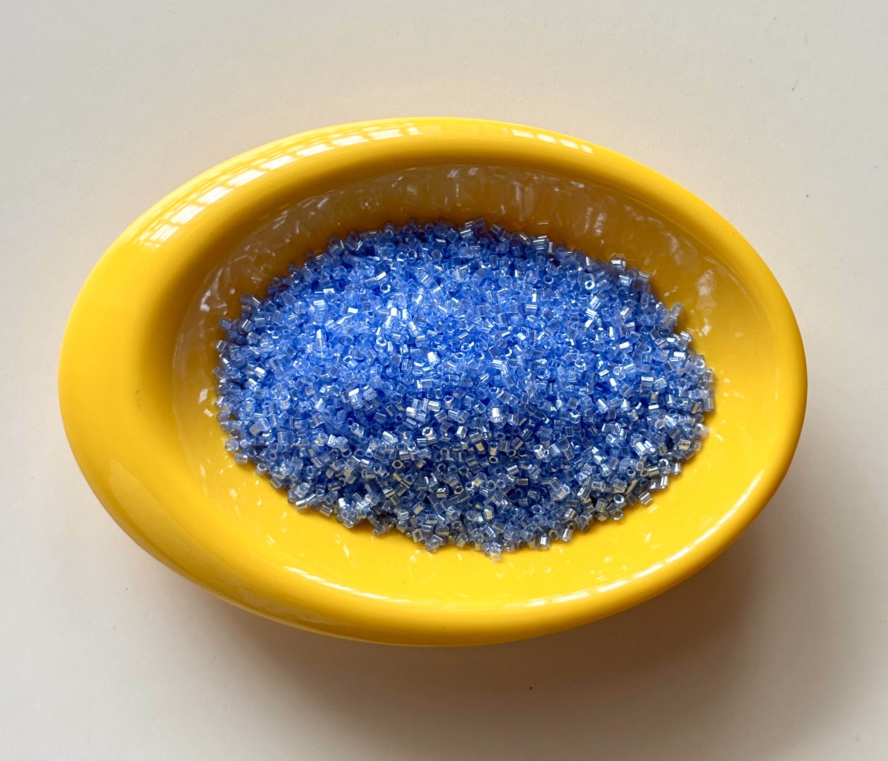 Lavender Hex Cut Beads