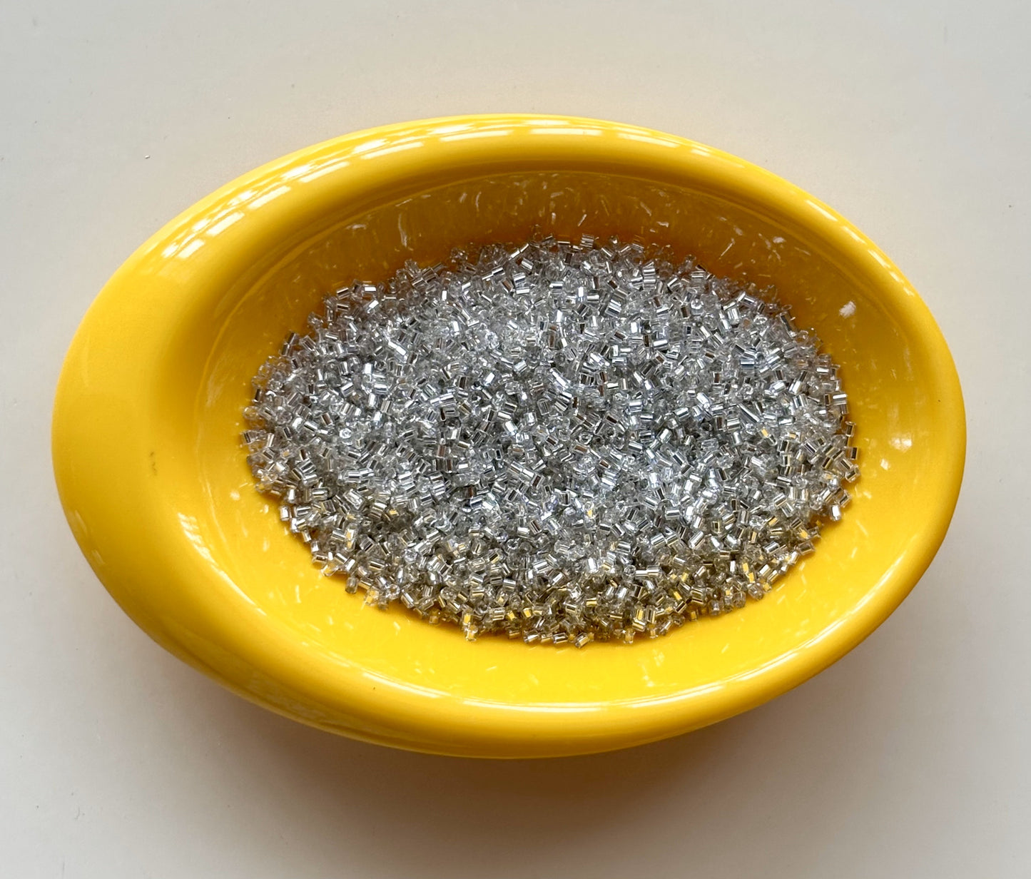 Silver Hex Cut Beads