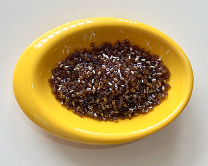 Dark Brown Two Cut Beads