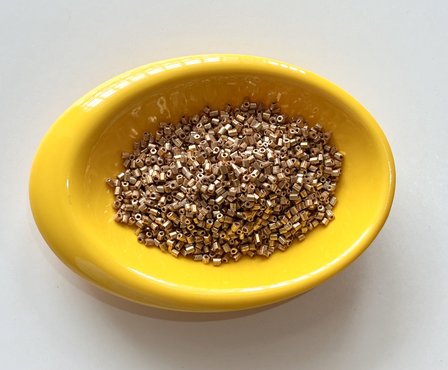 Hazelnut Beige Two Cut Beads