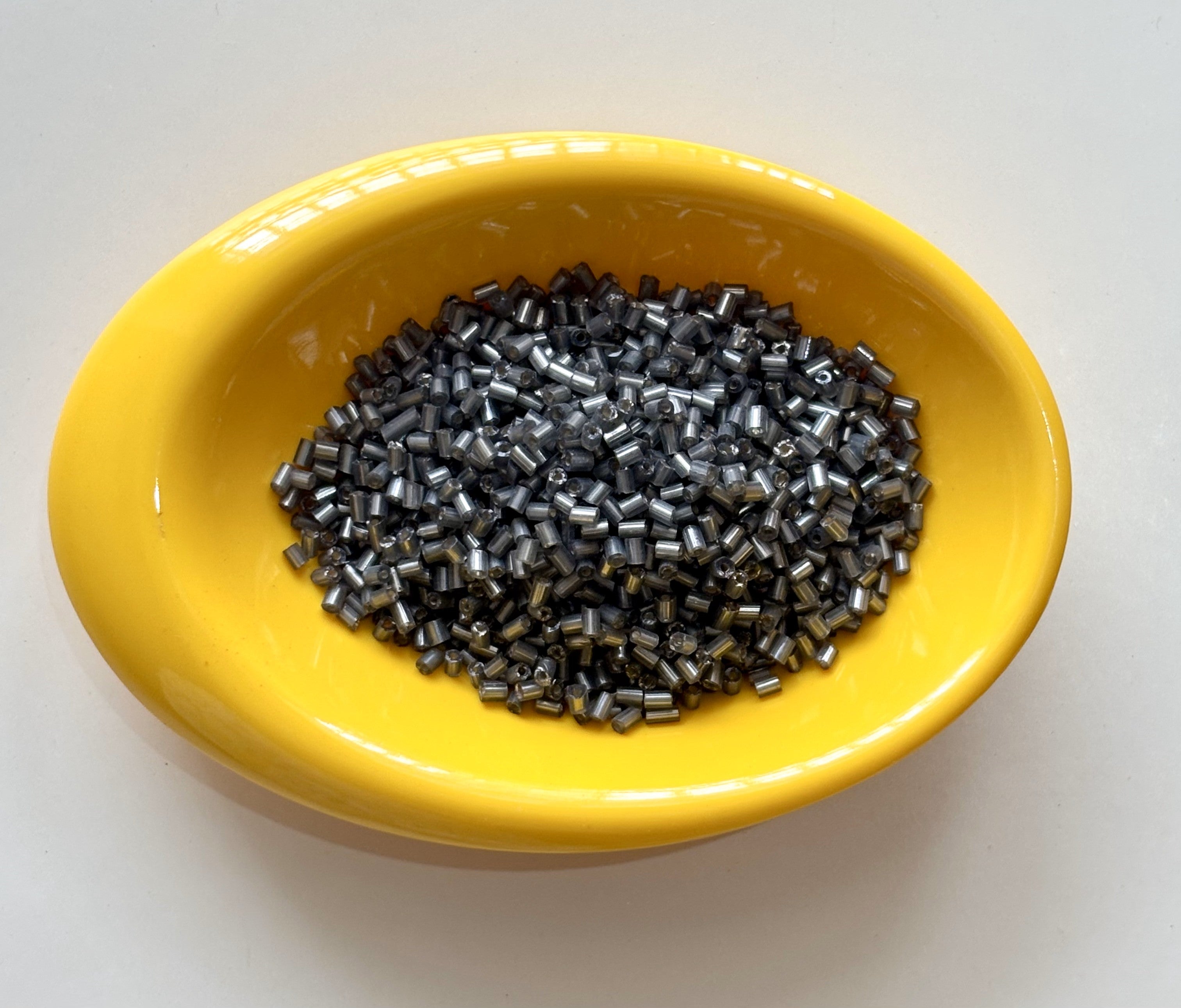 Shadow Granite Grey Two Cut Beads