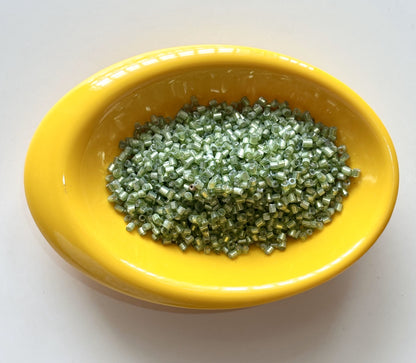 Mantis Green Two Cut Beads