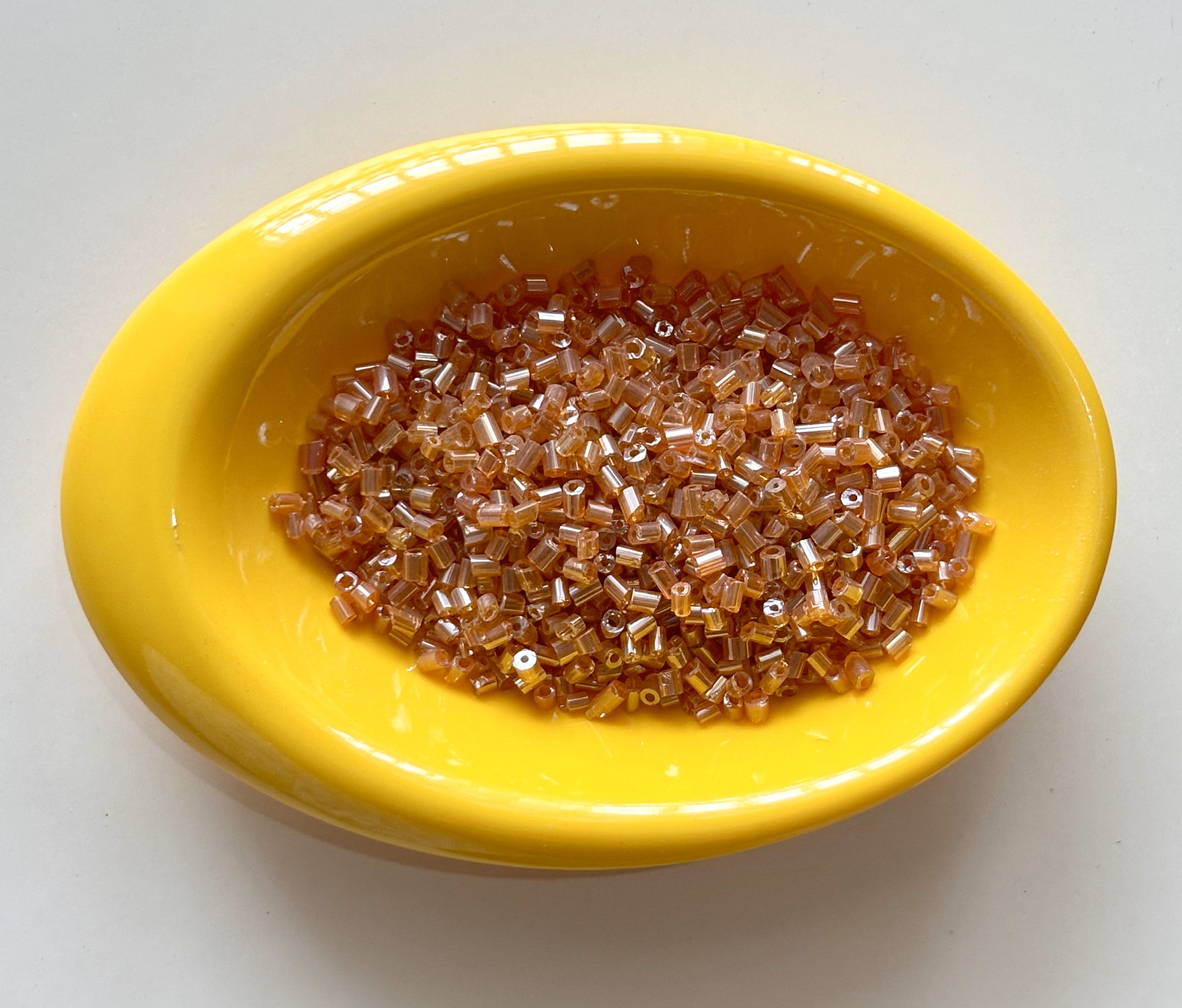 Burnt Copper Two Cut Beads