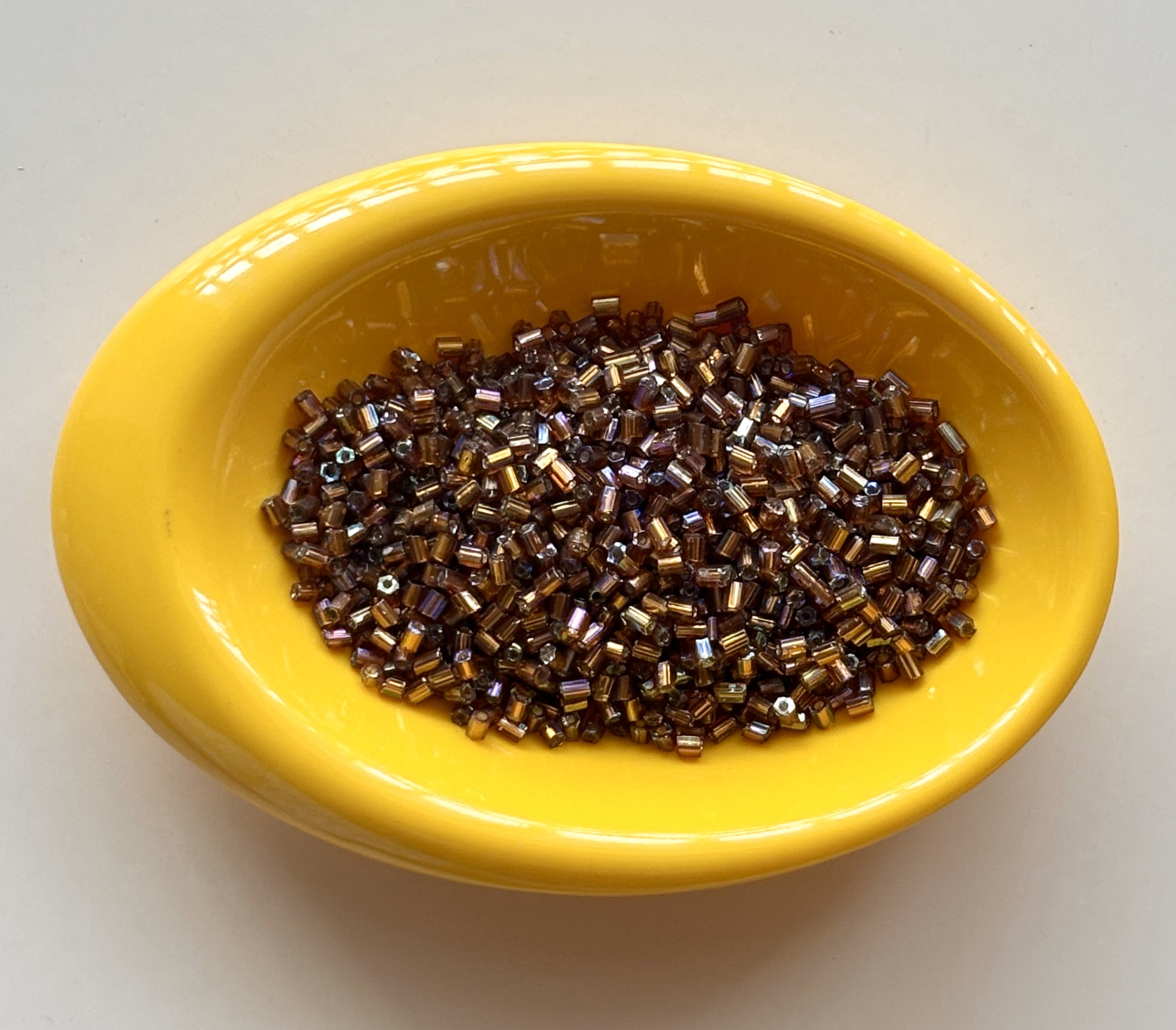 Caramel Brown Two Cut Beads