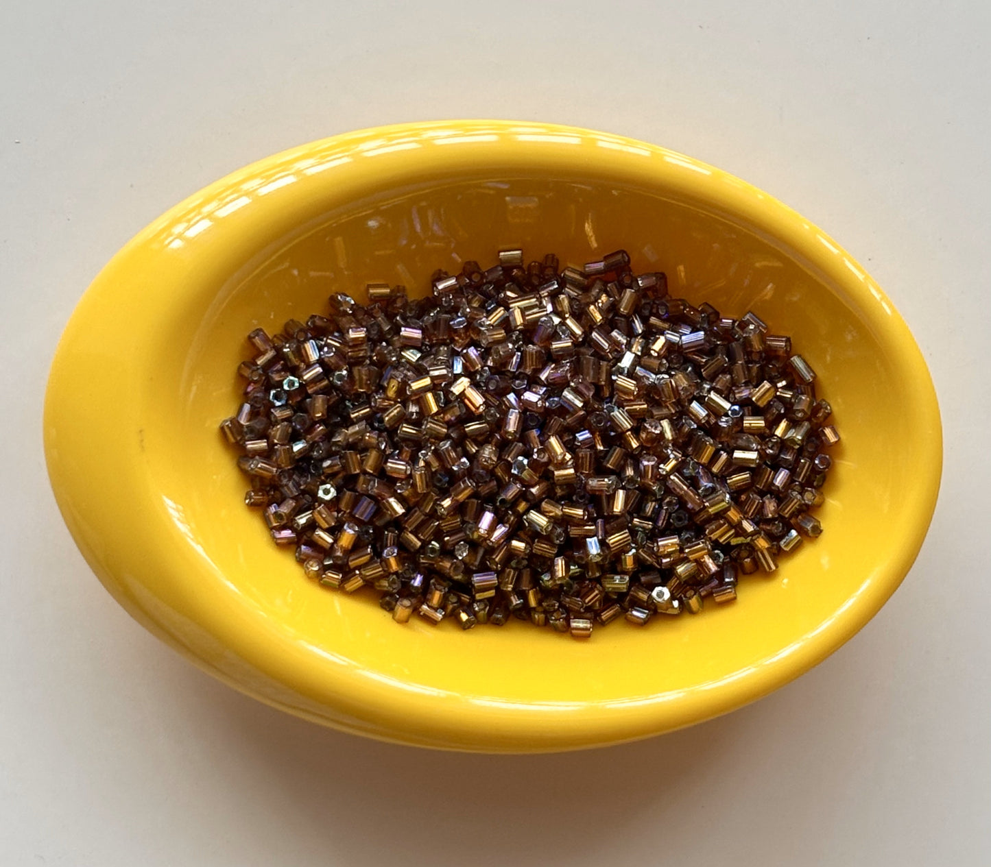 Caramel Brown Two Cut Beads