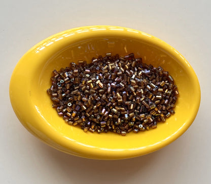 Caramel Brown Two Cut Beads