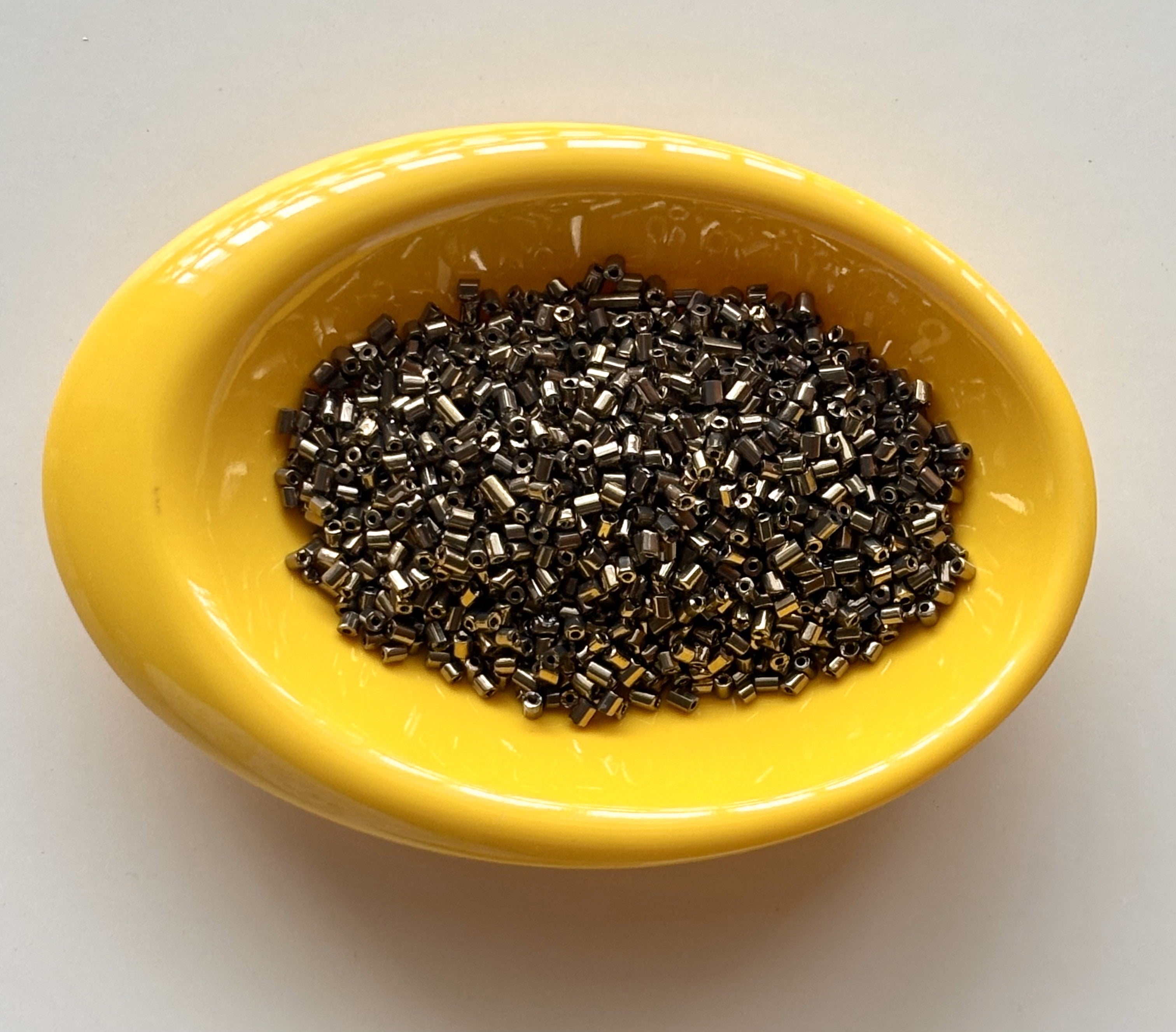 Brunette Brown Two Cut Beads