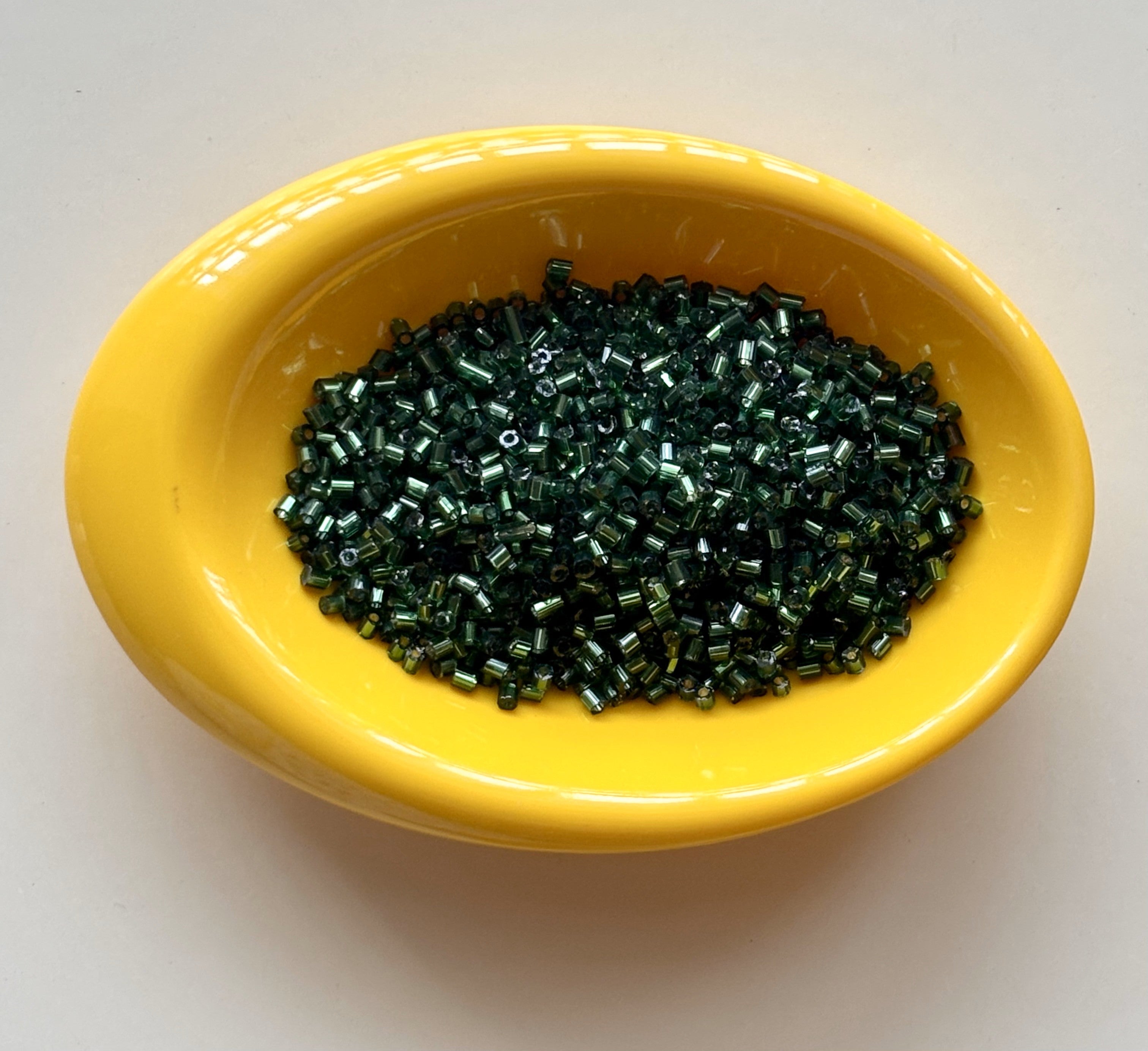 Castleton Green Purple Two Cut Beads