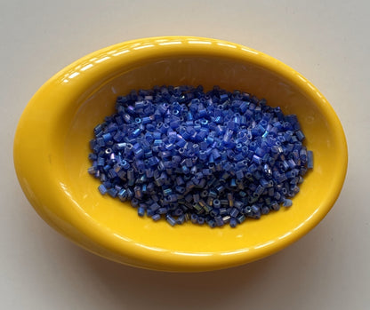 Bright Indigo Two Cut Beads