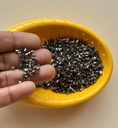 Shadow Grey Two Cut Beads