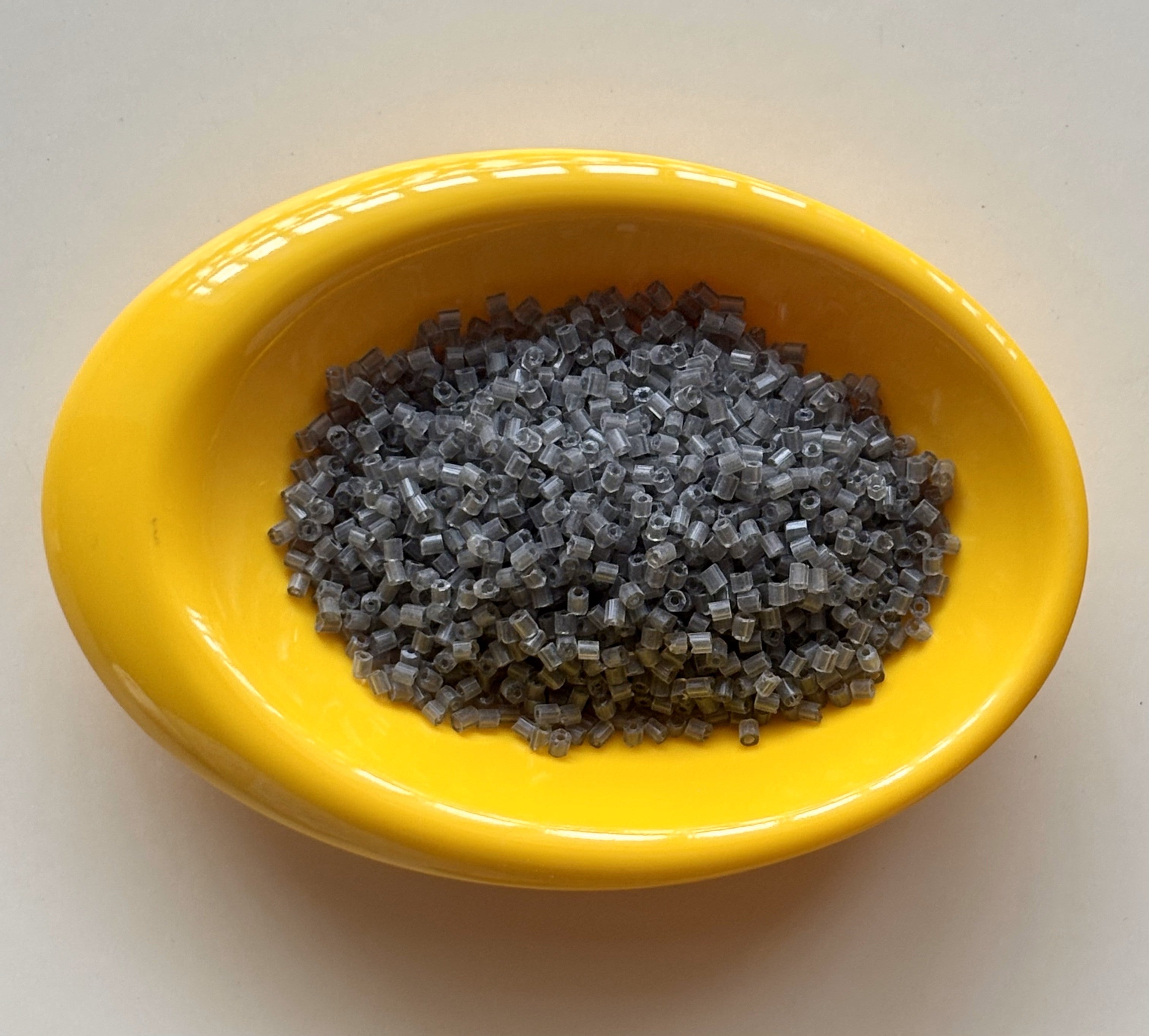 Lava Grey Two Cut Beads