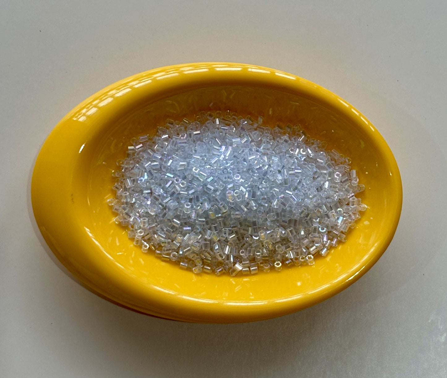 Porcelain White Two Cut Beads