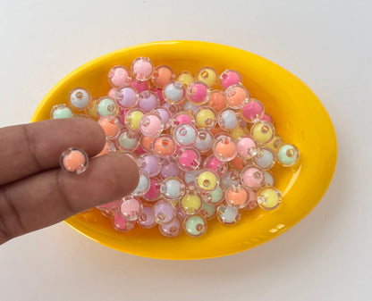 Pastel Translucent Round Beads