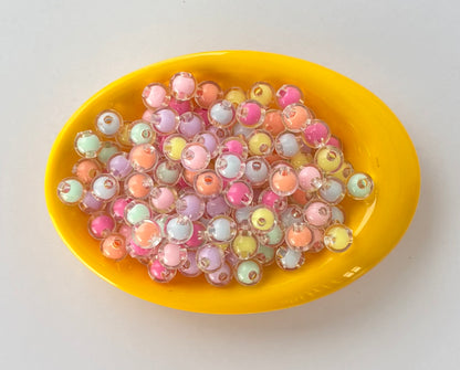 Pastel Translucent Round Beads