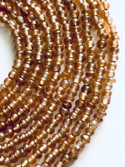 Golden Brown Glass Beads 4MM