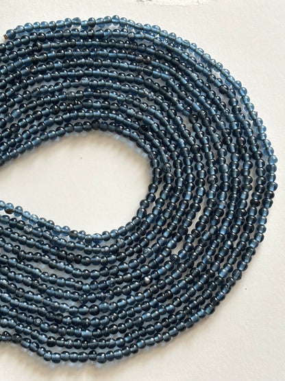 Midnight Blue Glass Beads 4MM