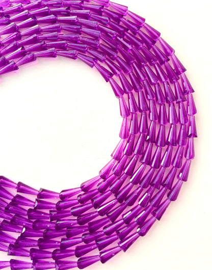 Violet Tower Crystal Beads for Jewelry Making