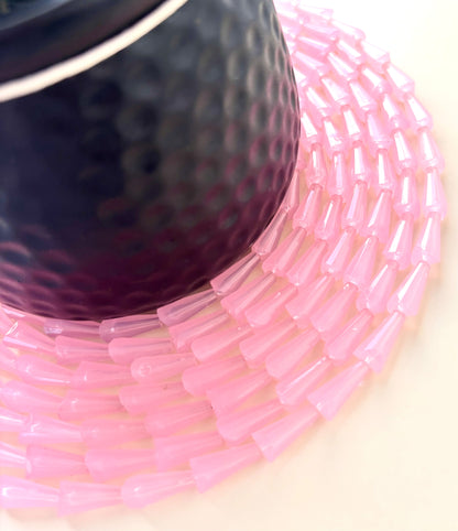 Baby Pink Tower Crystal Beads for Jewelry Making