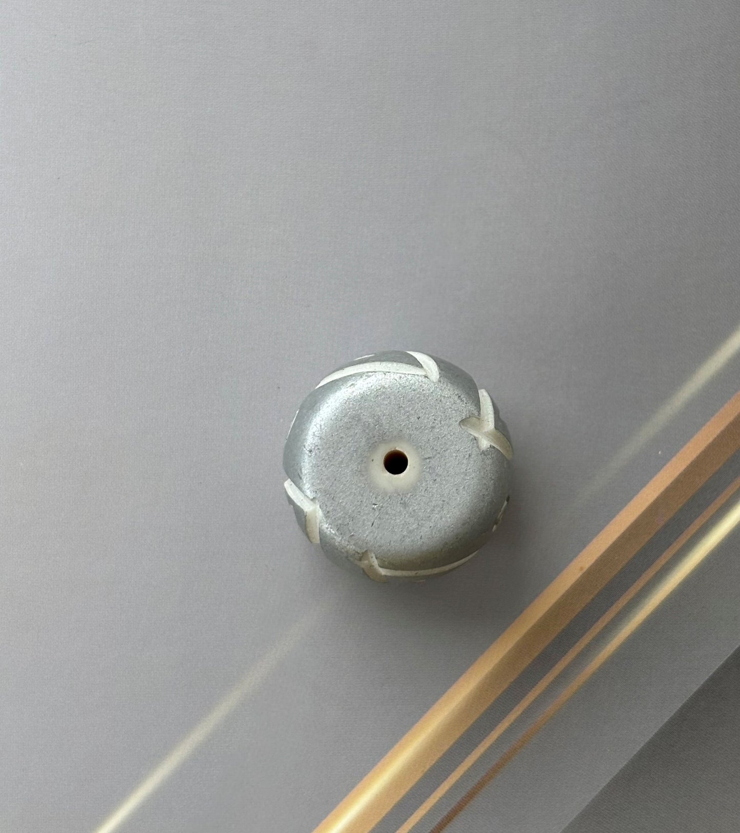 Silver Tone Carved Cylindrical Beads for Jewelry Making