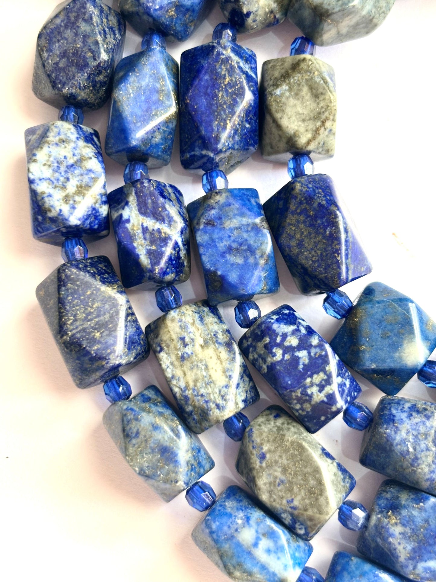 Natural Lapis Lazuli Nugget Beads for Jewelry Making