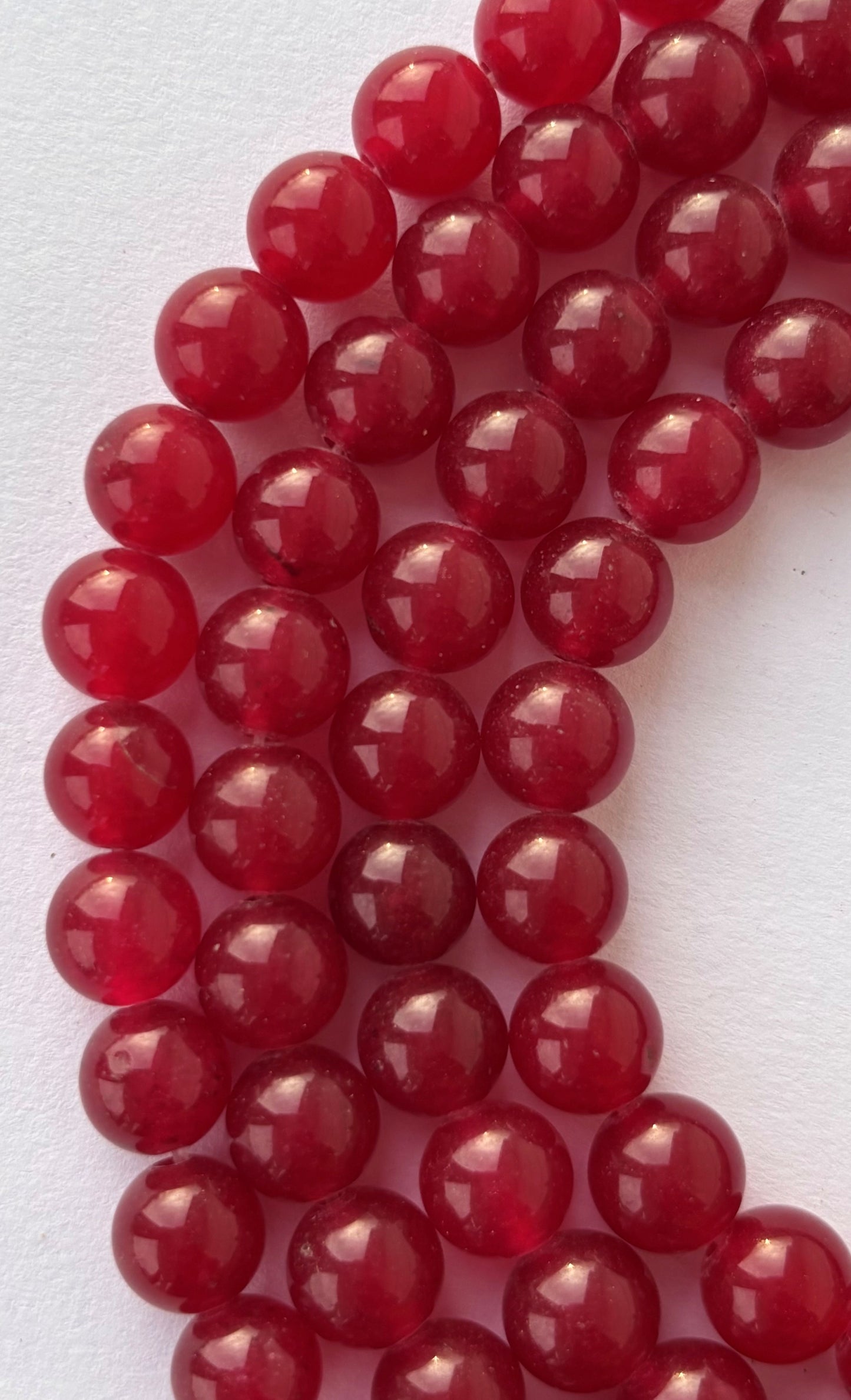 Natural Red Carnelian Round Beads for Jewelry Making