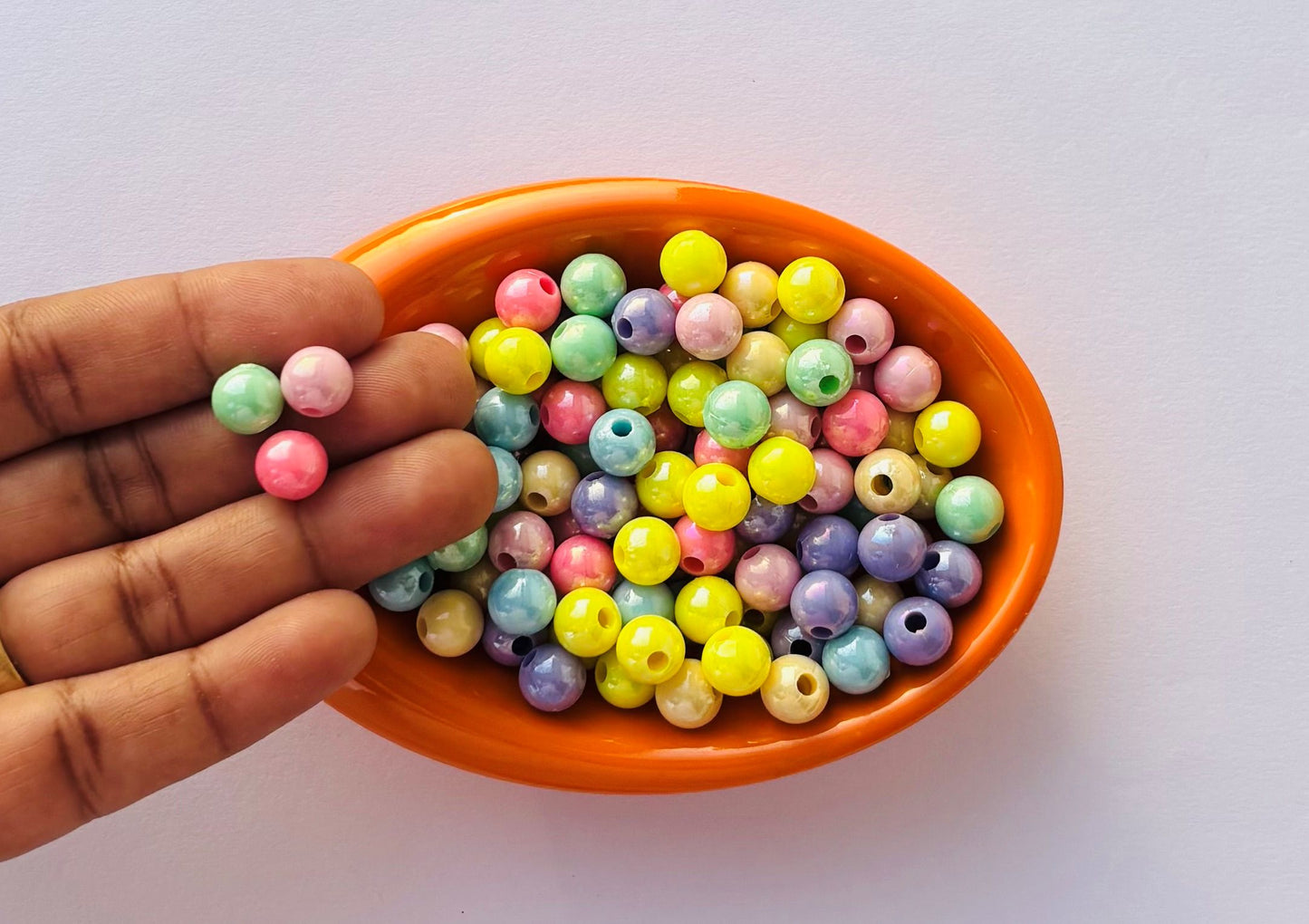 Pastel Mix Round Beads