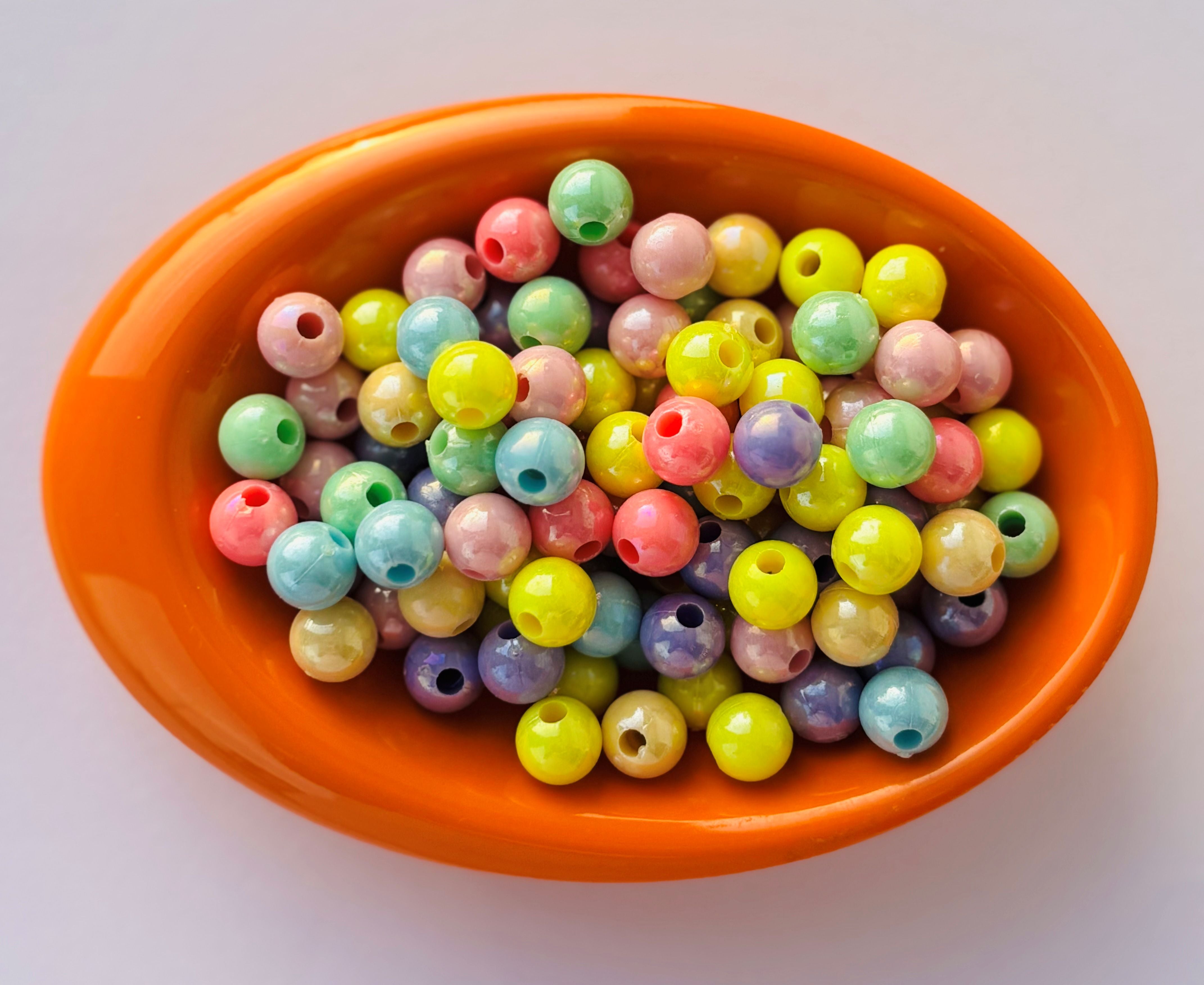 Pastel Mix Round Beads