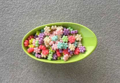 Daisy Shaped Pastel Mix Flower Beads