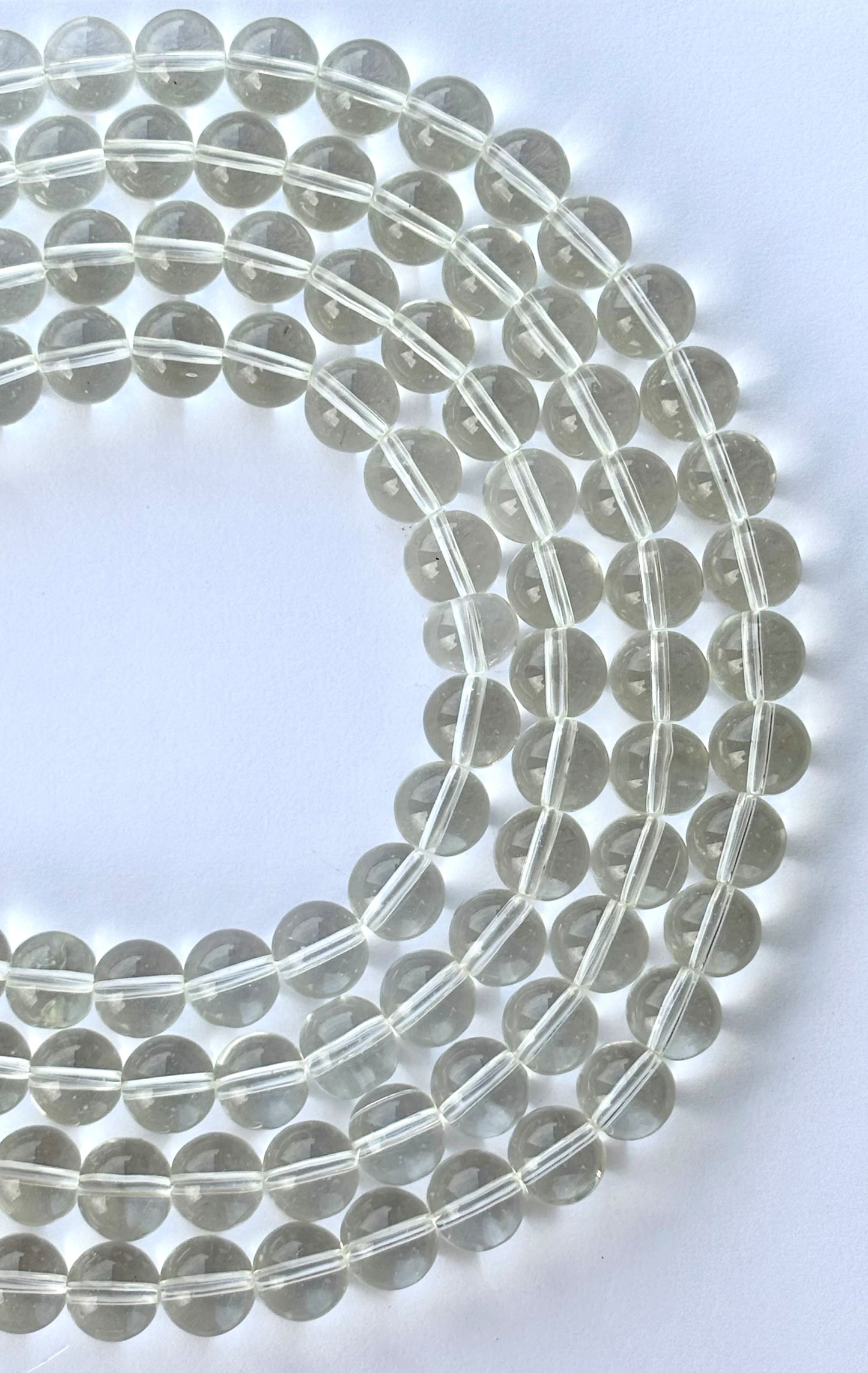 Clear 12MM Glass Beads