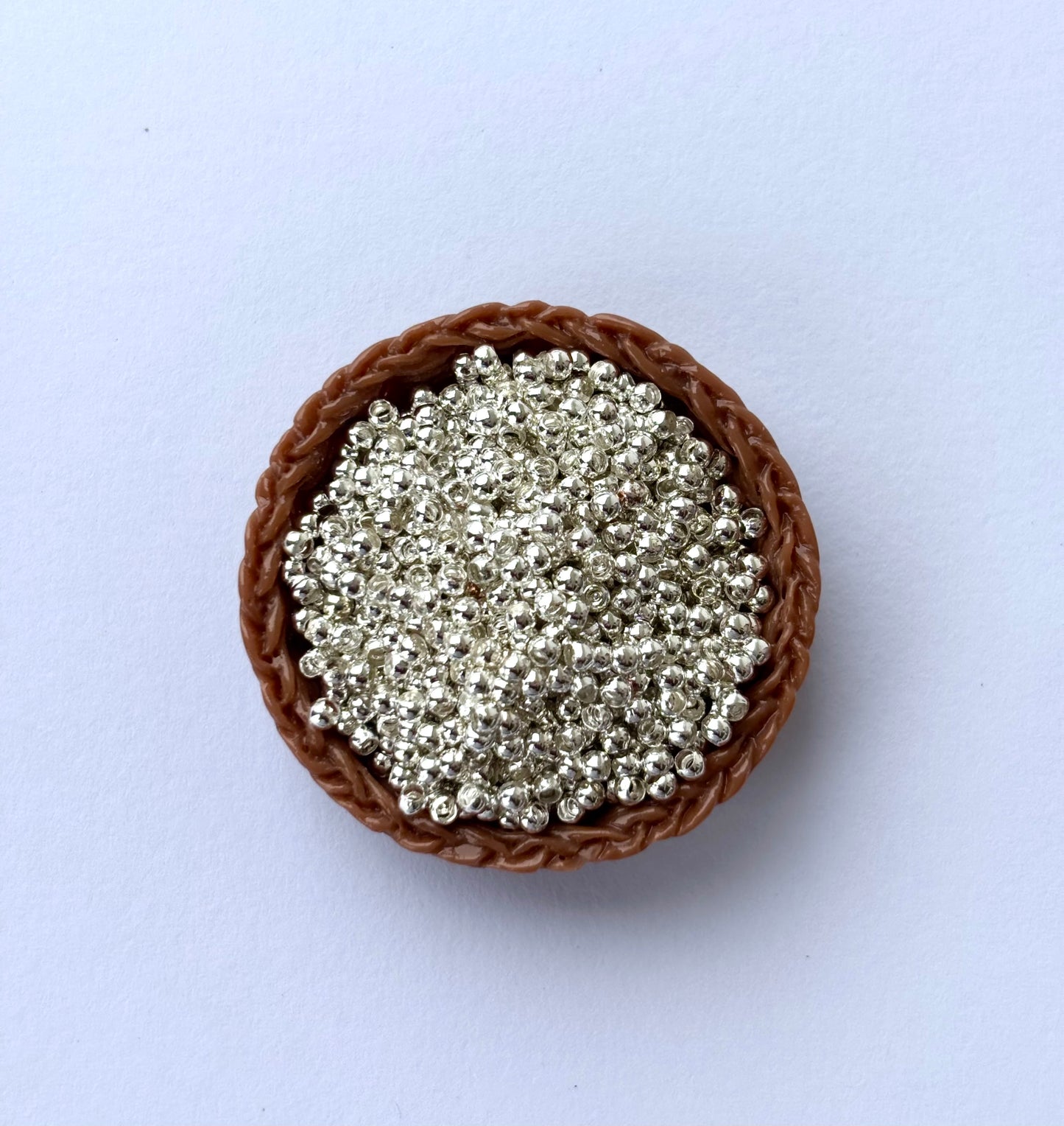 High-Quality Silver Round Crimp Beads for Jewelry Making and Crafts