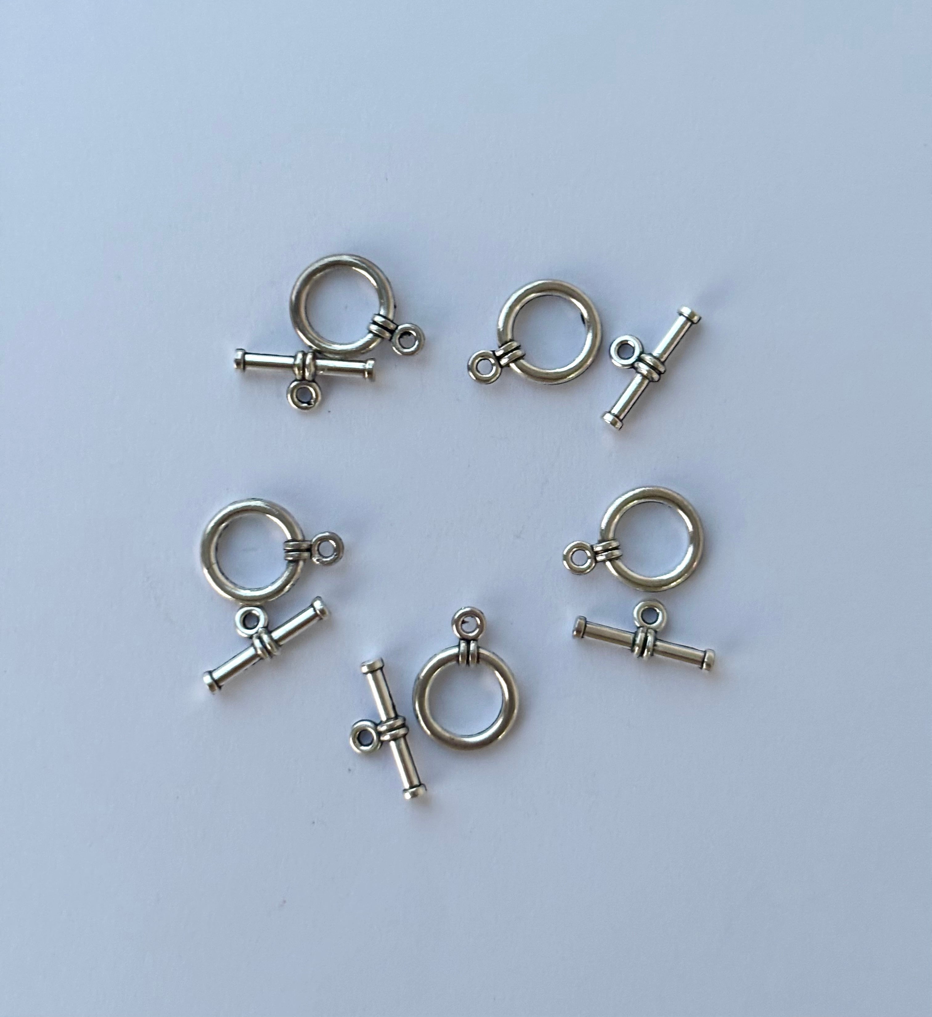 High-Quality Silver Toggle Clasps for Jewelry Making