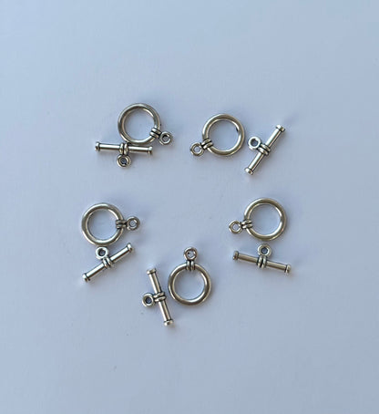 High-Quality Silver Toggle Clasps for Jewelry Making