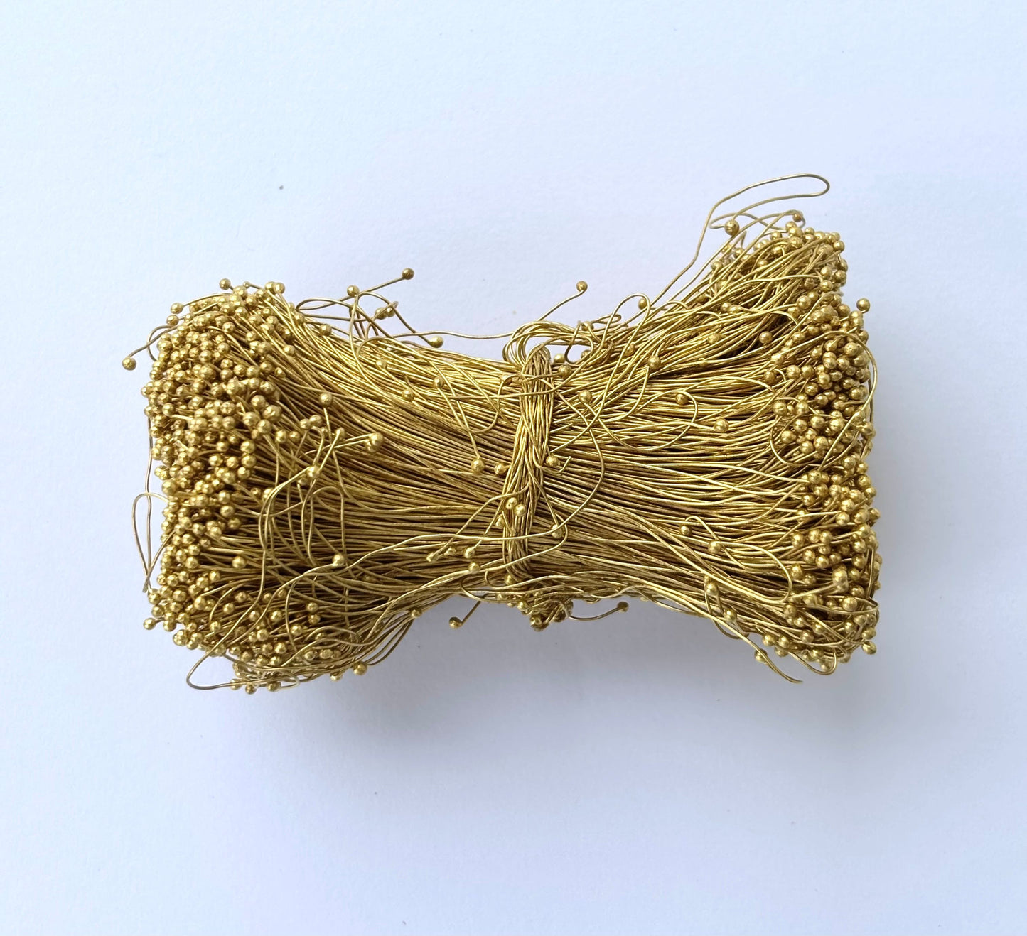 Gold Ball Head Pins for Jewelry Making 28 gauge