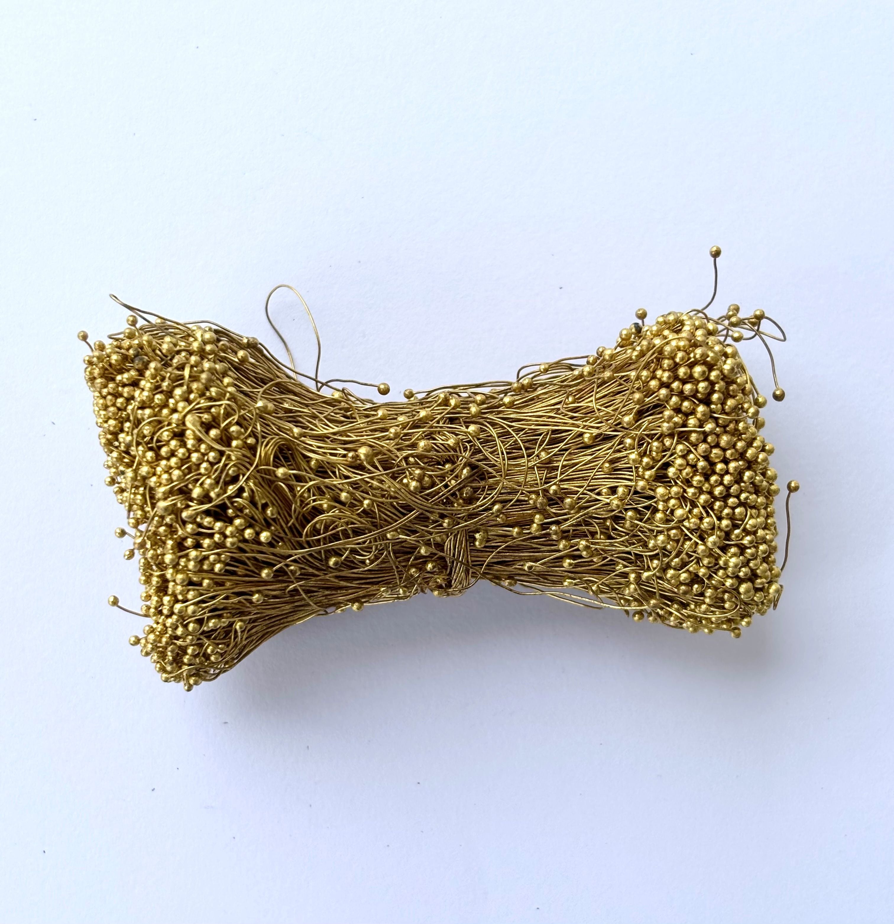 Gold Ball Head Pins for Jewelry Making 30 gauge