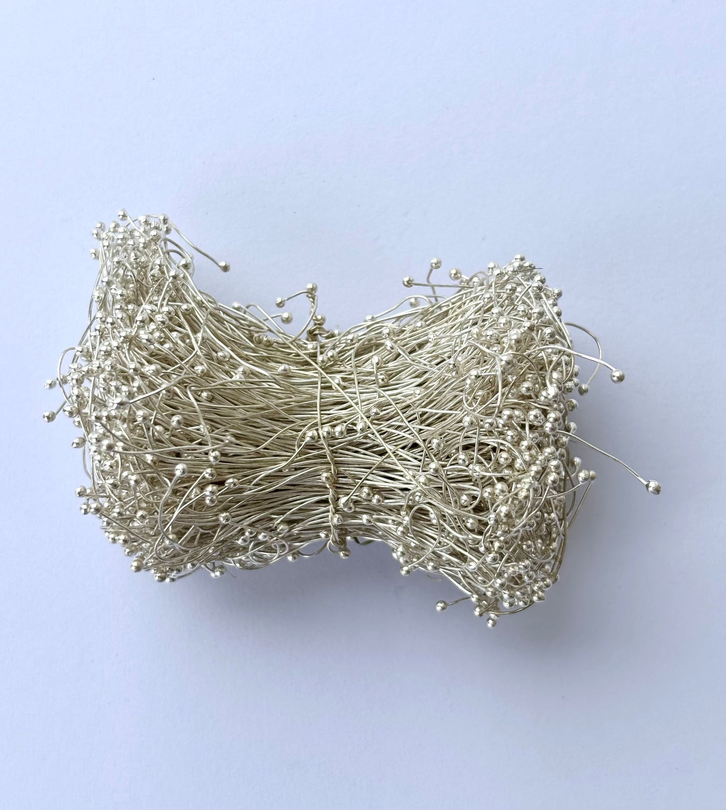 Shiny Silver Ball Head Pins for Jewelry Making 24 gauge